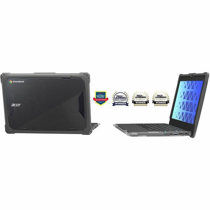 Alternate-Image3 Image for MAXCases Extreme Shell-FL Chromebook Case for Acer C737/C737T Chromebook 11.6" (Grey)