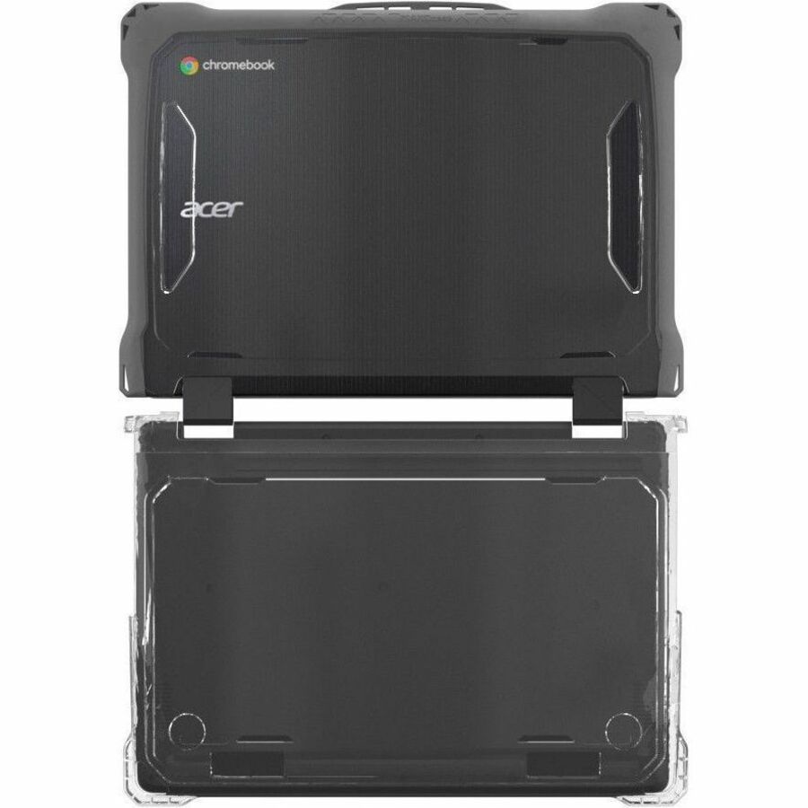 Alternate-Image3 Image for MAXCases Extreme Shell-FL Chromebook Case for Acer R857T/R857TN Chromebook 12" (Grey)