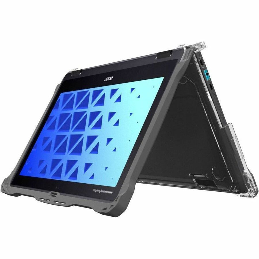 Alternate-Image4 Image for MAXCases Extreme Shell-FL Chromebook Case for Acer R857T/R857TN Chromebook 12" (Grey)