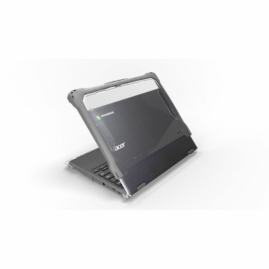 Top Image for MAXCases Extreme Shell-FL Chromebook Case for Acer R857T/R857TN Chromebook 12" (Grey)