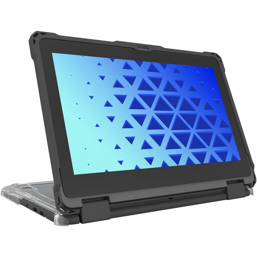 Alternate-Image4 Image for MAXCases Extreme Shell-FL for Dell 3100/3110/3120 Chromebook 2:1 Convertible 11.6" (Grey)
