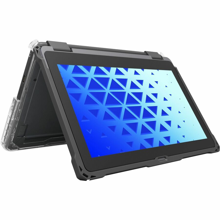 Alternate-Image5 Image for MAXCases Extreme Shell-FL for Dell 3100/3110/3120 Chromebook 2:1 Convertible 11.6" (Grey)