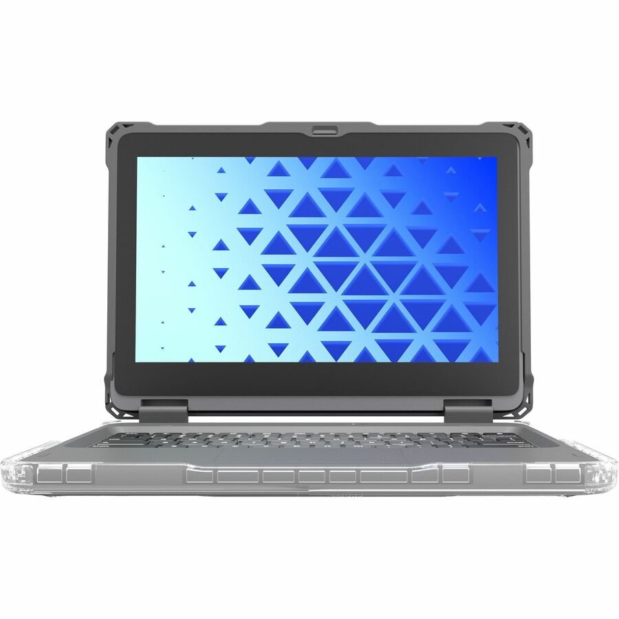 Front Image for MAXCases Extreme Shell-FL for Dell 3100/3110/3120 Chromebook 2:1 Convertible 11.6" (Grey)