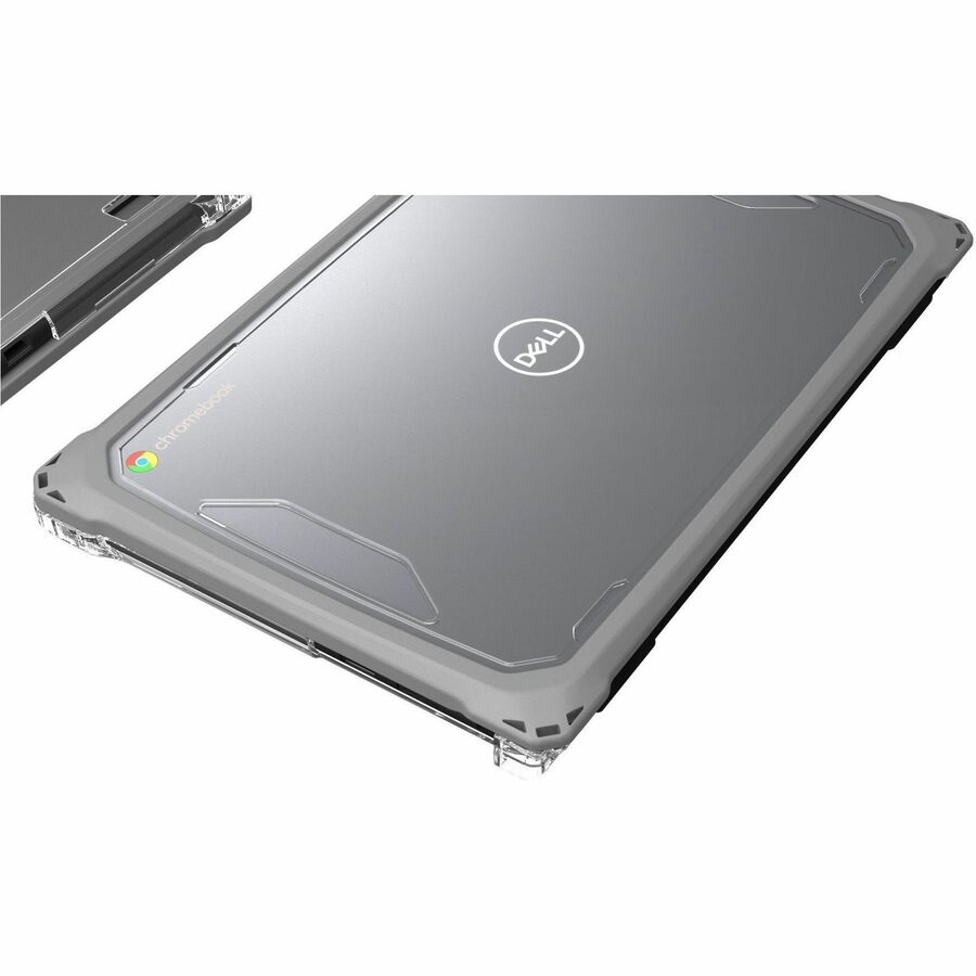 Alternate-Image1 Image for MAXCases Extreme Shell-FL for Dell 3100/3110/3120 Chromebook Clamshell 11.6" (Grey)