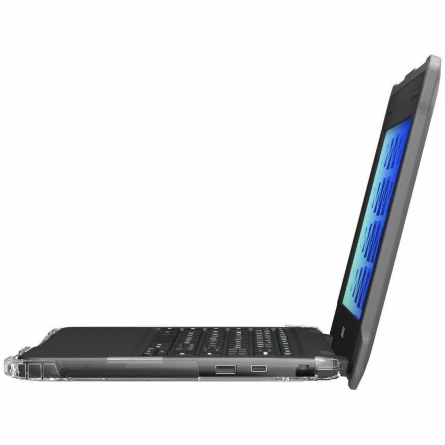 Left Image for MAXCases Extreme Shell-FL for Dell 3100/3110/3120 Chromebook Clamshell 11.6" (Grey)