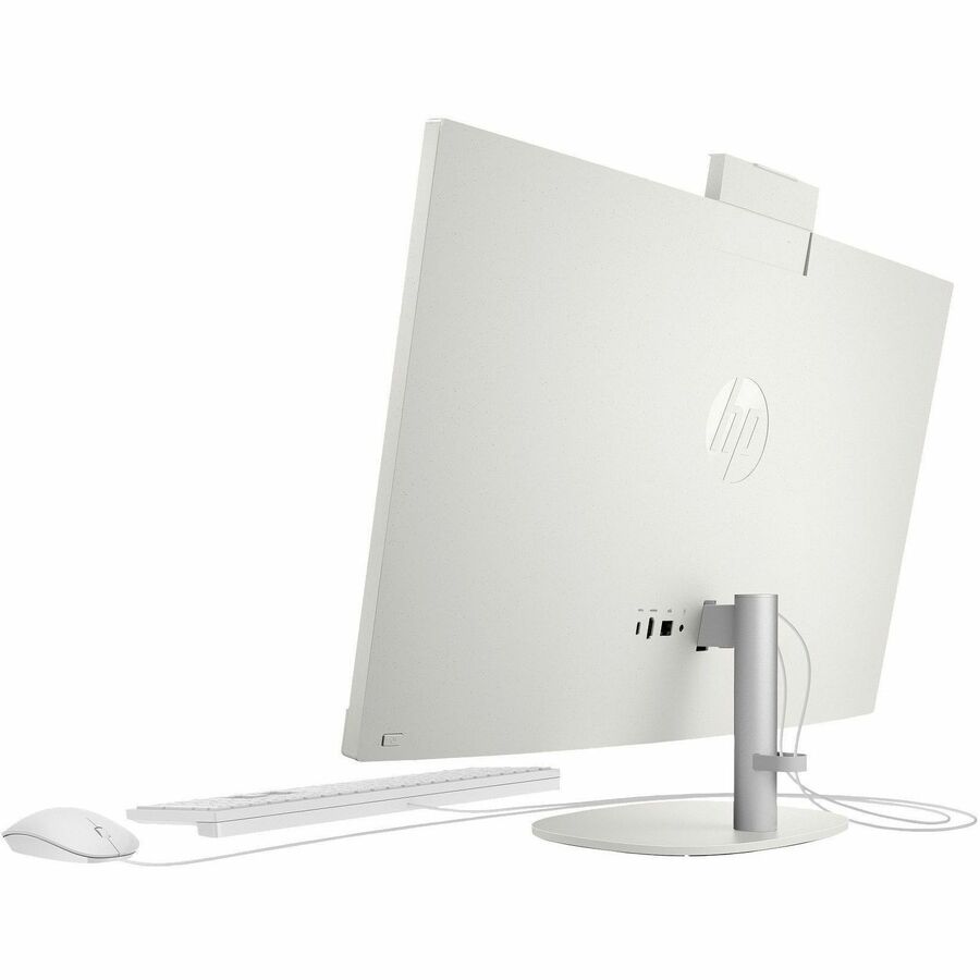 Rear Image for HP 27-cr0000a 27-cr0307c All-in-One Computer - AMD Ryzen 5 7520U - 16 GB - 1 TB PCI Express NVMe SSD - 27" Full HD Touchscreen - Desktop - Shell White - Refurbished