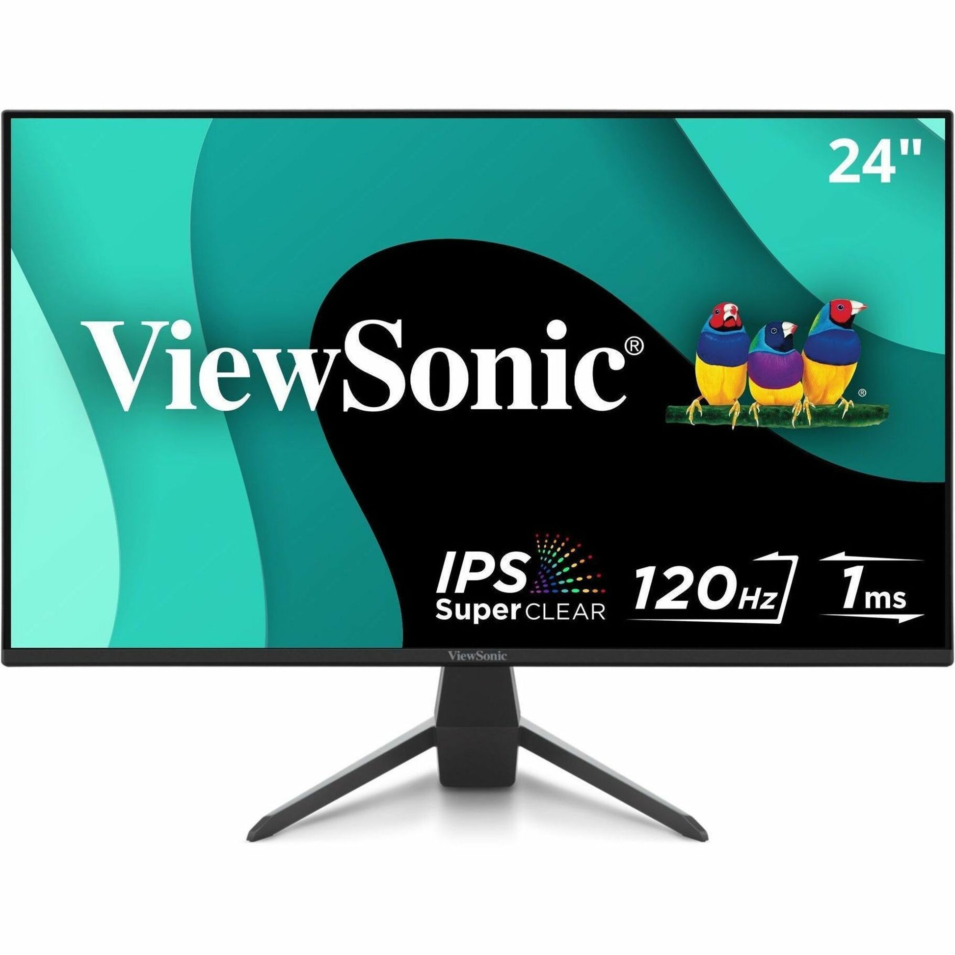 Main Image for ViewSonic VX2470-MHD 24 Inch 1080p IPS Monitor with 120Hz, 1ms, Variable Refresh Rate, Eye Care, HDMI, VGA and DisplayPort Inputs