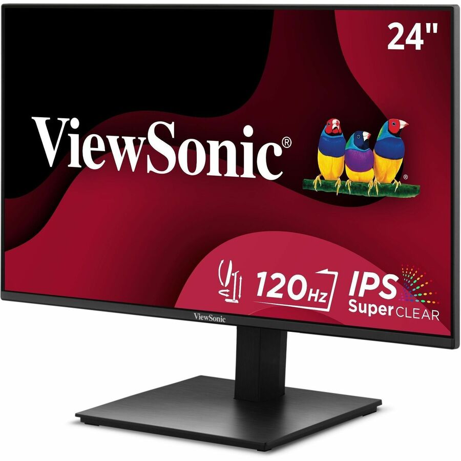 Alternate-Image1 Image for ViewSonic VA2448-MHJ 24 Inch 1080p Monitor, IPS Display with 120Hz for Smooth Home and Office Viewing, Eye Care Technology, Advanced Ergonomics, HDMI, and VGA Inputs