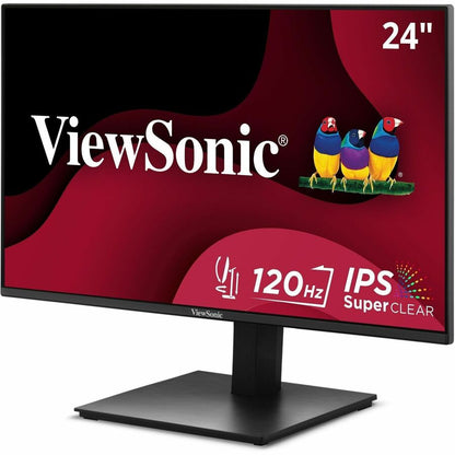 Alternate-Image1 Image for ViewSonic VA2448-MHJ 24 Inch 1080p Monitor, IPS Display with 120Hz for Smooth Home and Office Viewing, Eye Care Technology, Advanced Ergonomics, HDMI, and VGA Inputs