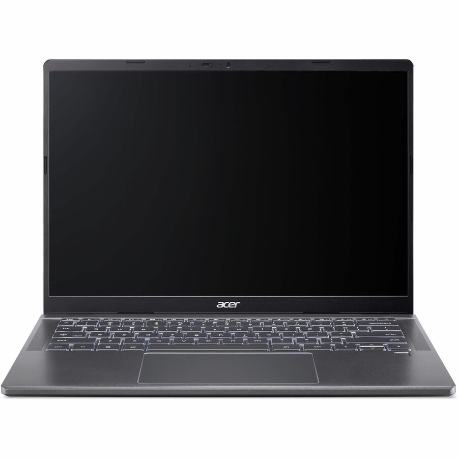 Front Image for Acer Chromebook Plus 714 CBE794-1T CBE794-1T-5520 14" Touchscreen Chromebook - WUXGA - 60 Hz - Intel Core Ultra 5 115U - 16 GB - 256 GB SSD - English (US) Keyboard - Iron