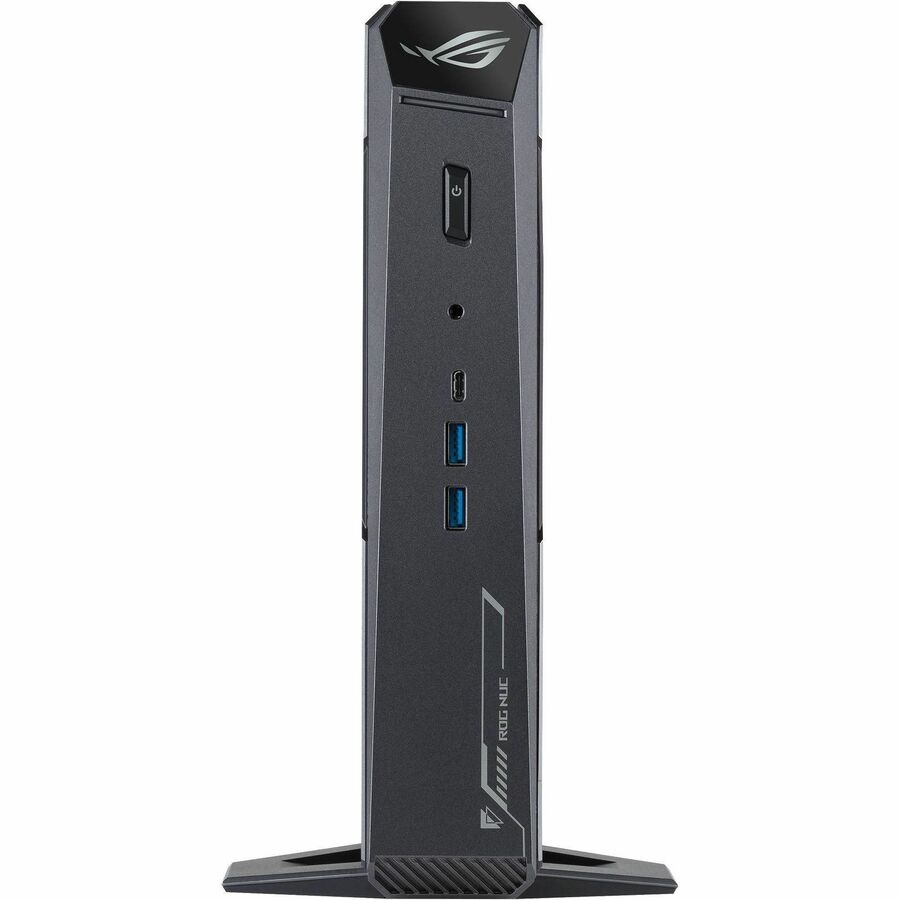 Front Image for Asus ROG NUC 2025 RNUC15JNK9X48AAU Gaming Desktop Computer - Intel Core Ultra 9 275HX - 32 GB - 2 TB PCI Express NVMe 4.0 SSD - Mini PC - Black