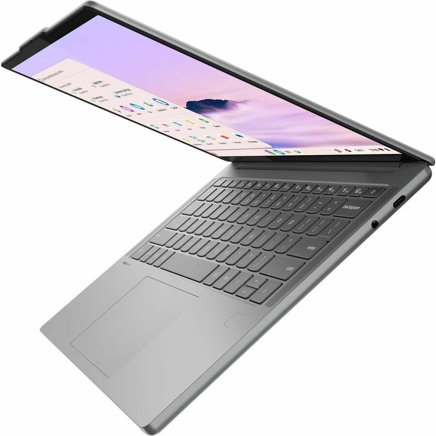 Alternate-Image2 Image for Lenovo Chrome 14M9610 83MW000EUS 14" Touchscreen Chromebook - WUXGA - 60 Hz - Octa-core (ARM Cortex X925 + Cortex X4) - 16 GB - 256 GB Flash Memory - English Keyboard - Luna Gray