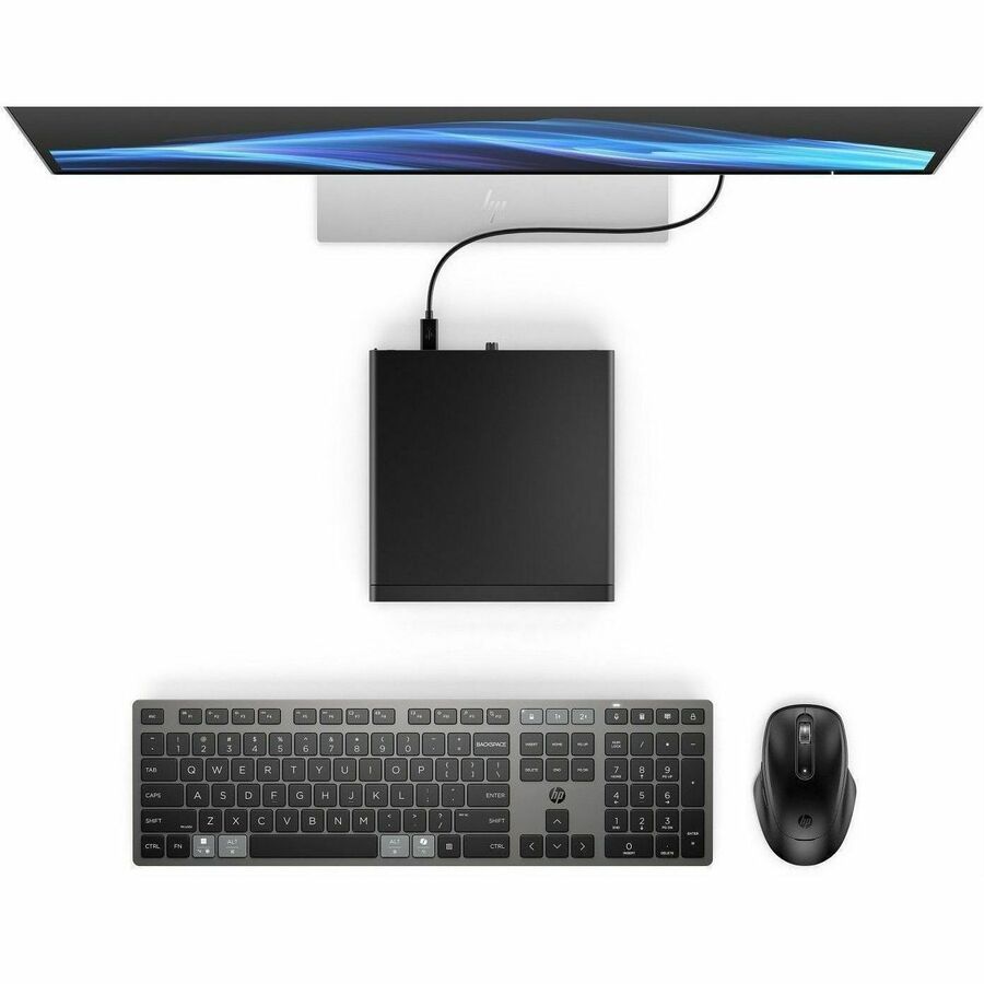 Alternate-Image4 Image for HP EliteDesk 8 G1a Desktop Computer - AMD Ryzen AI 5 PRO 340 - 16 GB - 512 GB SSD - Mini PC - Jack Black
