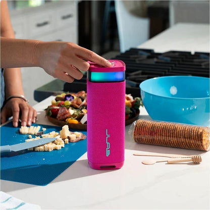 Alternate-Image6 Image for JLab JBuds Party Portable Bluetooth Speaker System - 30 W RMS - Pink
