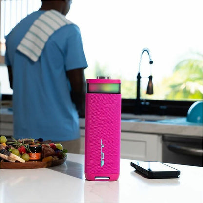 Alternate-Image2 Image for JLab JBuds Party Portable Bluetooth Speaker System - 30 W RMS - Pink
