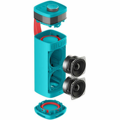 Alternate-Image1 Image for JLab JBuds Party Portable Bluetooth Speaker System - 30 W RMS - Cyan