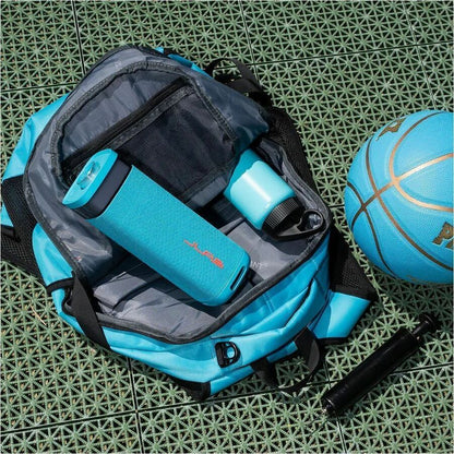 Alternate-Image5 Image for JLab JBuds Party Portable Bluetooth Speaker System - 30 W RMS - Cyan