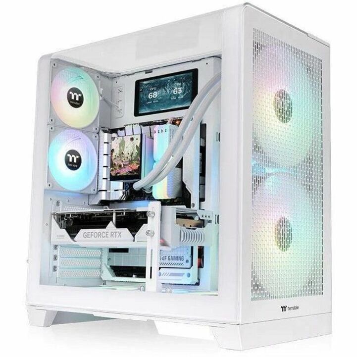 Alternate-Image1 Image for Thermaltake View 390 Air Snow Mid Tower Chassis