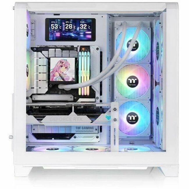 Alternate-Image2 Image for Thermaltake View 390 Air Snow Mid Tower Chassis