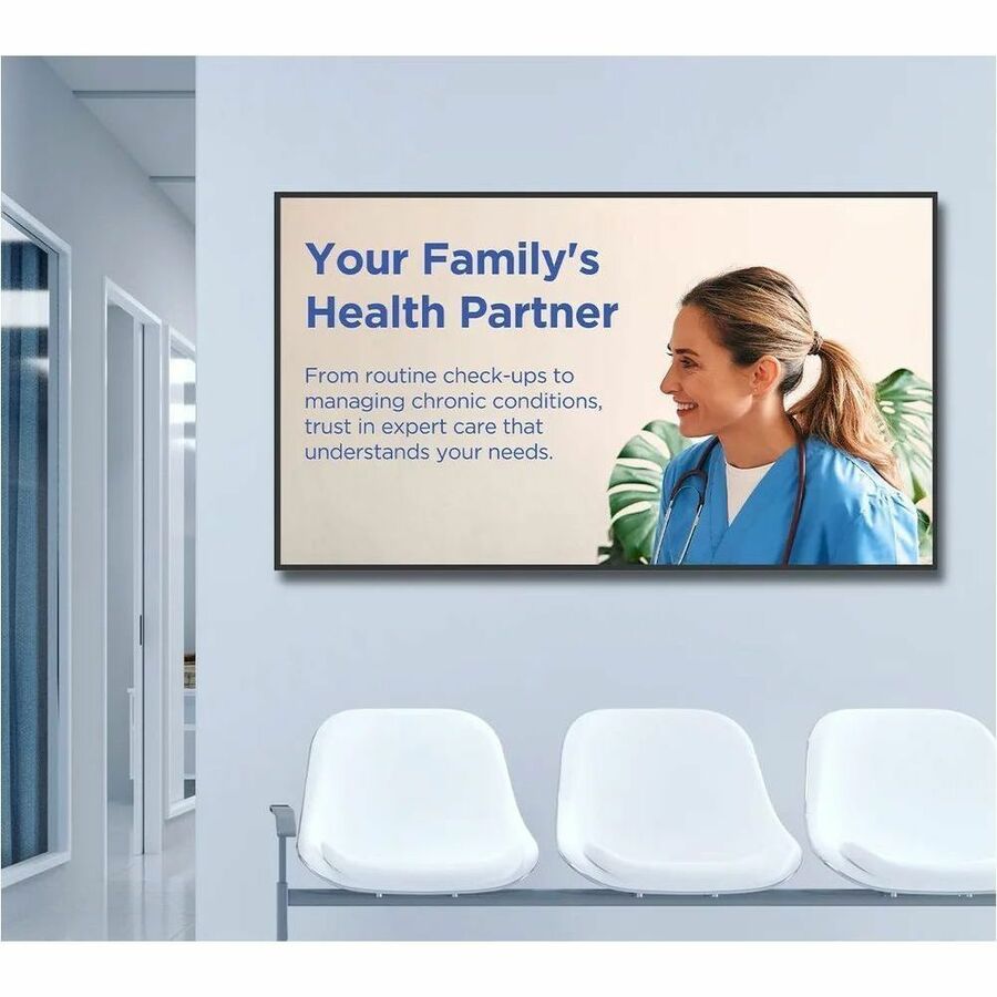 Alternate-Image8 Image for ViewSonic CDE6531 65 Inch 4K UHD Commercial Display with 500-nit Brightness, 5000:1 Contrast Ratio, OPS Slot, 8GB RAM, 32GB Storage, 16W Dual Speakers, Wifi Slot, HDMI, USB A, and USB C Inputs
