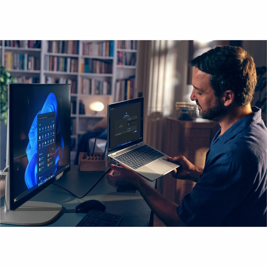 Alternate-Image1 Image for HP EliteStudio 8 AiO G1i All-in-One Computer - Intel Core Ultra 7 265 - vPro Technology - 16 GB - 512 GB SSD - 23.8" Full HD Touchscreen - Desktop - Pike Silver
