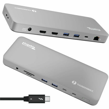 Main Image for Plugable Thunderbolt 4 Dock for M4 MacBook Air & Pro: 100W Charging Driverless Laptop Docking Station