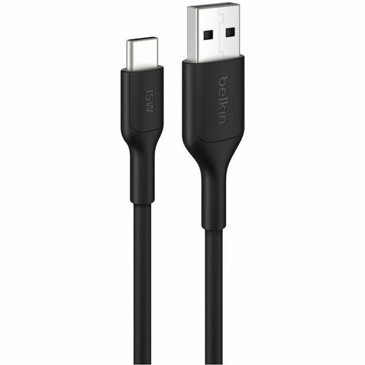 Main Image for Belkin BoostCharge USB-A to USB-C Cable 15W, 6.6ft/2m, Black