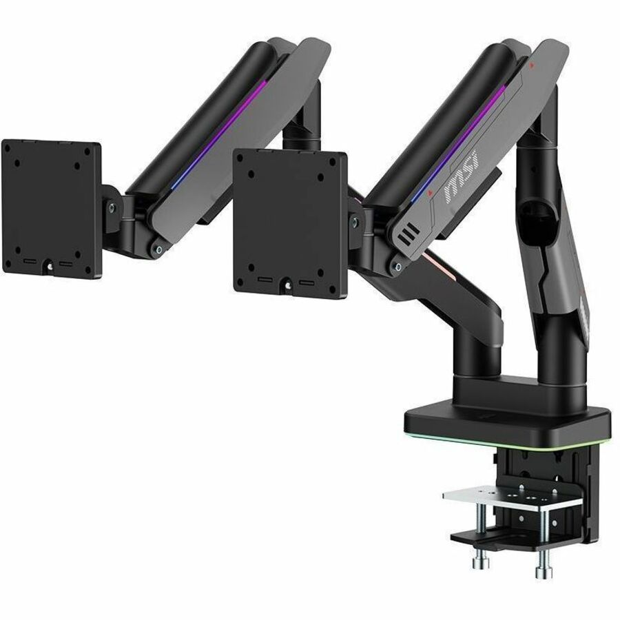 Alternate-Image4 Image for MSI Mounting Arm for Monitor, Flat Panel Mount, Curved Screen Display, Display - Matte Black, Painted Gray