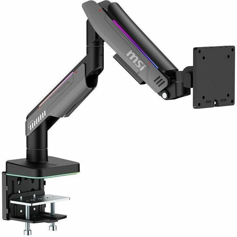 Right Image for MSI Mounting Arm for Monitor, Display - Matte Black, Painted Gray - Horizontal