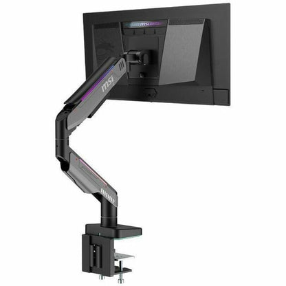 Rear Image for MSI Mounting Arm for Monitor, Display - Matte Black, Painted Gray - Horizontal