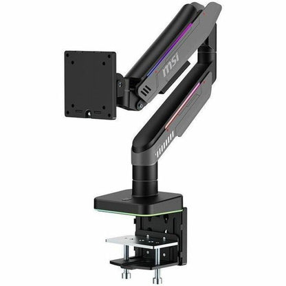 Alternate-Image1 Image for MSI Mounting Arm for Monitor, Display - Matte Black, Painted Gray - Horizontal