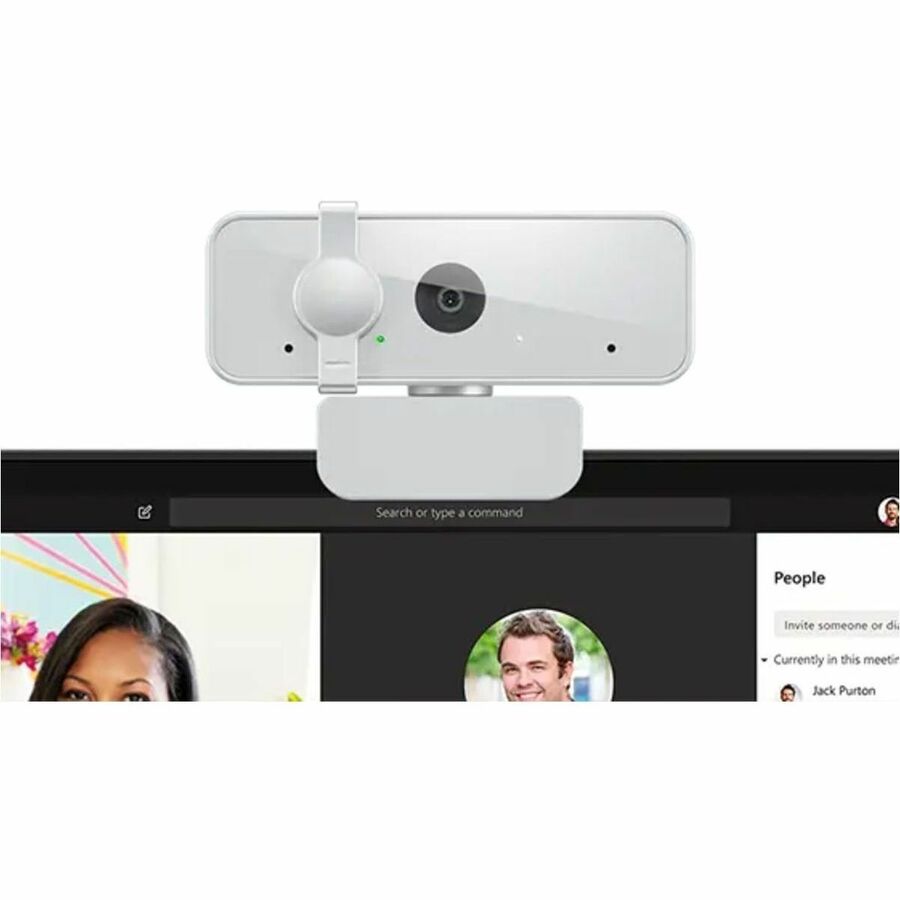 Alternate-Image3 Image for Lenovo 310 Webcam - 30 fps - White - USB 2.0 Type A - Retail - 1 Pack(s)