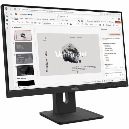Main Image for Lenovo ThinkVision E22-40 22" Class Full HD LED Monitor - 16:9 - Raven Black