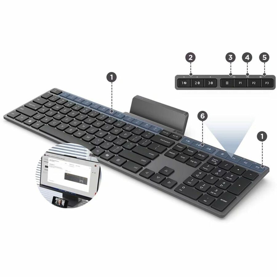 Alternate-Image4 Image for Lenovo 700 Modern Multi-Device Wireless Keyboard-US English (NA PKG)