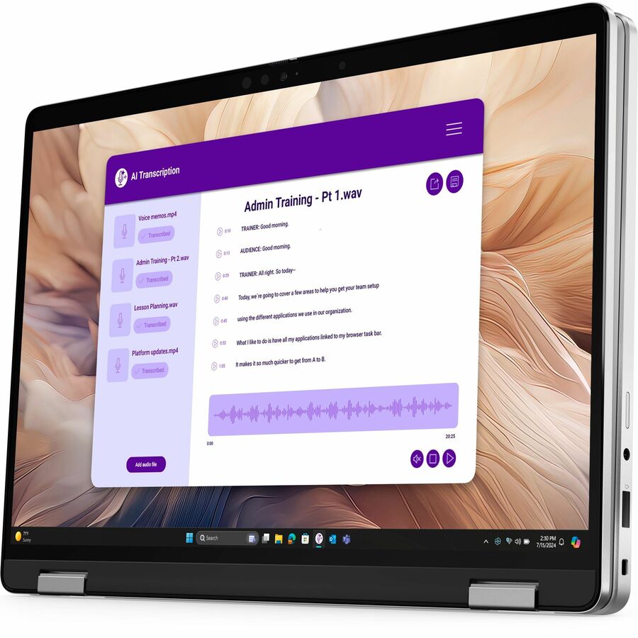 Alternate-Image4 Image for Dell Pro 14 Plus PB14250 14" Clamshell Copilot+ PC Notebook - Full HD Plus - 60 Hz - Intel Core Ultra 7 266V - vPro Technology - 16 GB - 512 GB SSD - English (US) Keyboard