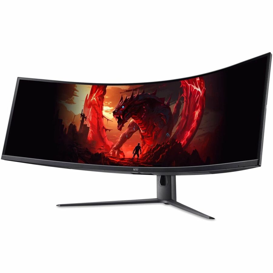 Alternate-Image1 Image for Acer Nitro EI491CUR W3 49" Class Gaming LCD Monitor - 32:9 - Black