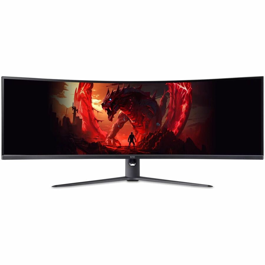 Front Image for Acer Nitro EI491CUR W3 49" Class Gaming LCD Monitor - 32:9 - Black