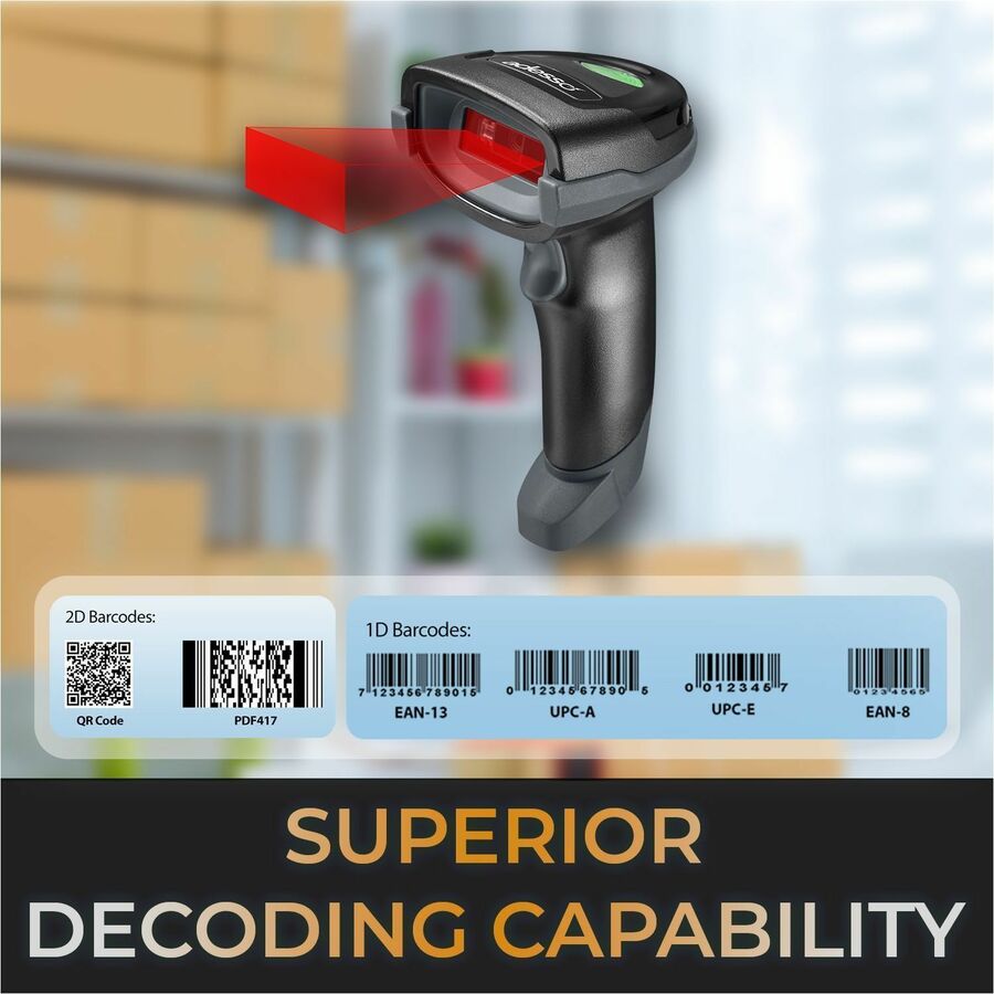 Alternate-Image8 Image for Adesso Wireless/Bluetooth/Wired 2D Barcode Scanner with Charging Cradle