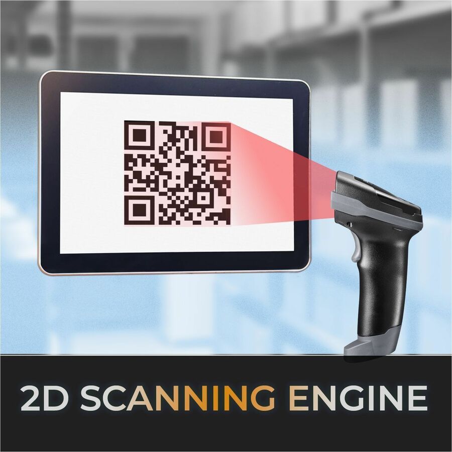 Alternate-Image7 Image for Adesso Wireless/Bluetooth/Wired 2D Barcode Scanner with Charging Cradle