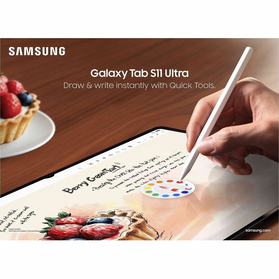 Alternate-Image9 Image for Samsung Galaxy Tab S11 Ultra SM-X930 Tablet - 14.6" WQXGA+ - MediaTek Dimensity 9400+ (MT6991) Octa-core - 12 GB - 256 GB Storage - Android 16 - Gray