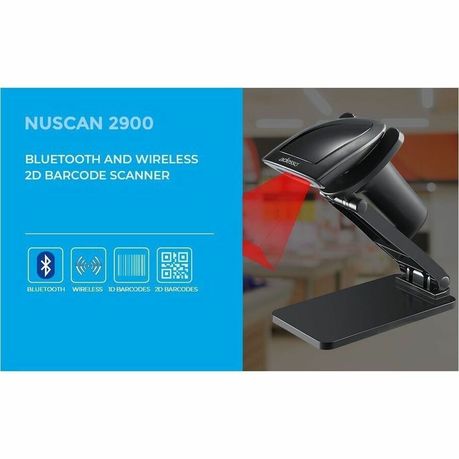 Alternate-Image8 Image for Adesso NuScan 2900 Bluetooth and Wireless 2D Barcode Scanner