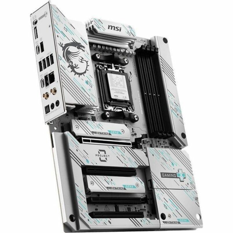 Alternate-Image3 Image for MSI B850 GAMING PLUS WIFI PZ Gaming Desktop Motherboard - AMD B850 Chipset - Socket AM5 - ATX