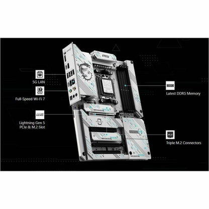 Alternate-Image8 Image for MSI B850 GAMING PLUS WIFI PZ Gaming Desktop Motherboard - AMD B850 Chipset - Socket AM5 - ATX