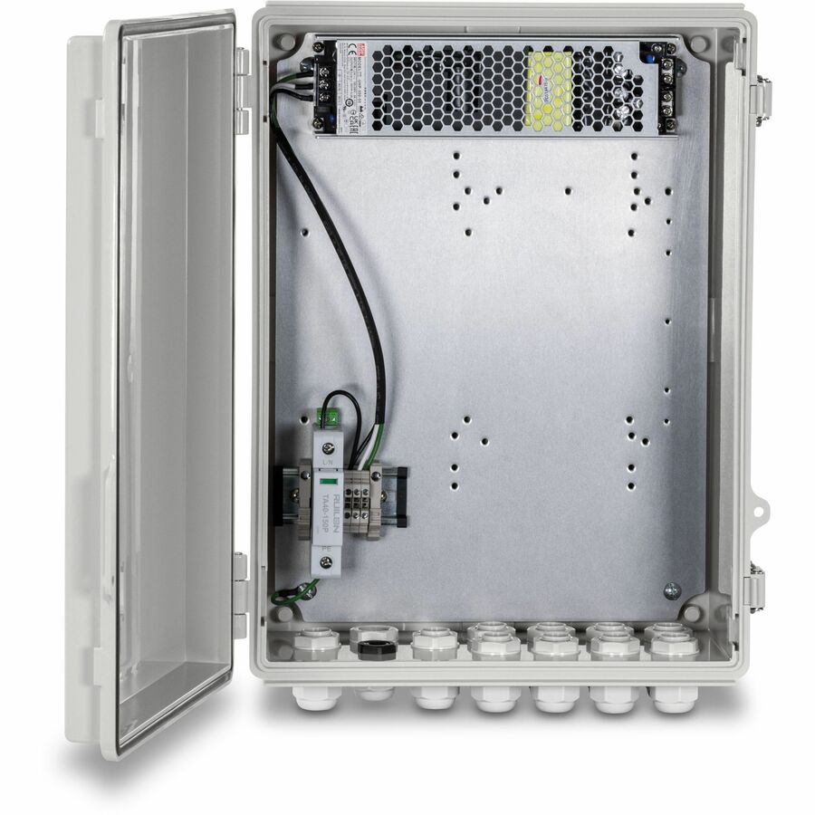 Alternate-Image3 Image for TRENDnet Outdoor IP68 Weatherproof Enclosure with 350W Power Supply, TI-CA4K, IK10 Impact Protection, Power Supply Supports up to 350W (55V DC, 6.3A), 20kA @ 8/20 &micro;s Surge Protection