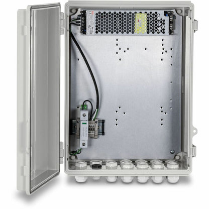 Alternate-Image3 Image for TRENDnet Outdoor IP68 Weatherproof Enclosure with 350W Power Supply, TI-CA4K, IK10 Impact Protection, Power Supply Supports up to 350W (55V DC, 6.3A), 20kA @ 8/20 &micro;s Surge Protection