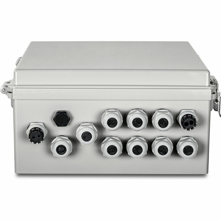 Alternate-Image2 Image for TRENDnet Outdoor IP68 Weatherproof Enclosure with 350W Power Supply, TI-CA4K, IK10 Impact Protection, Power Supply Supports up to 350W (55V DC, 6.3A), 20kA @ 8/20 &micro;s Surge Protection