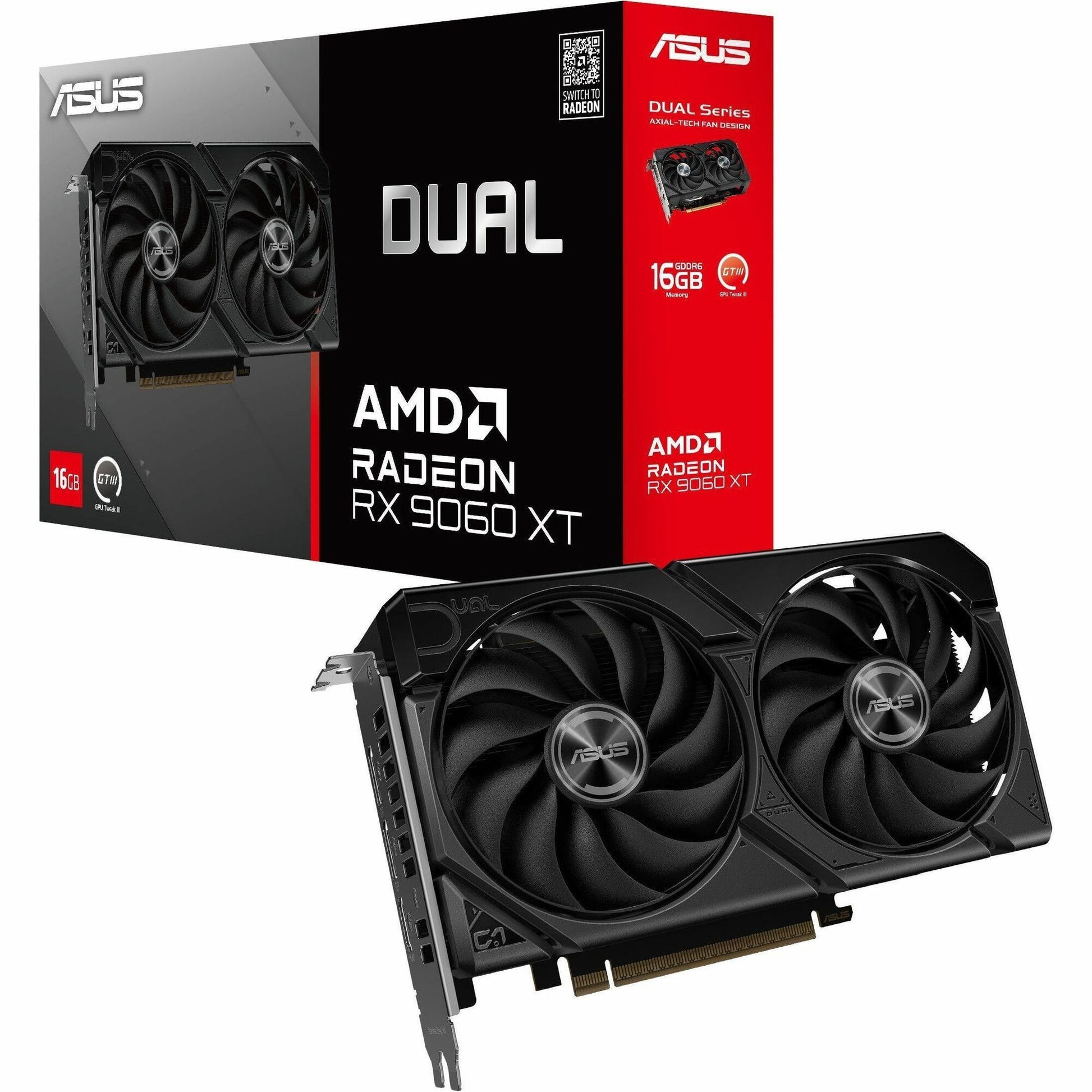 Main Image for Asus AMD Radeon RX 9060 XT Graphic Card - 16 GB GDDR6
