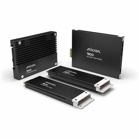 Main Image for Micron 7600 MAX 3.20 TB Solid State Drive - E3.S (7.5 mm) Internal - PCI Express NVMe (PCI Express NVMe 5.0 x4) - Mixed Use - TAA Compliant