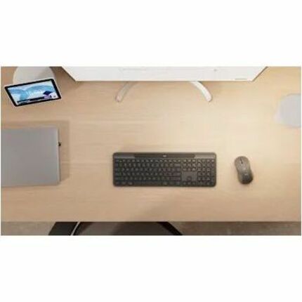 Alternate-Image8 Image for Logitech Signature Slim Solar+ K980 for Business, Wireless Keyboard, Quiet Typing, Secure Receiver, Bluetooth, Windows, Mac - Graphite