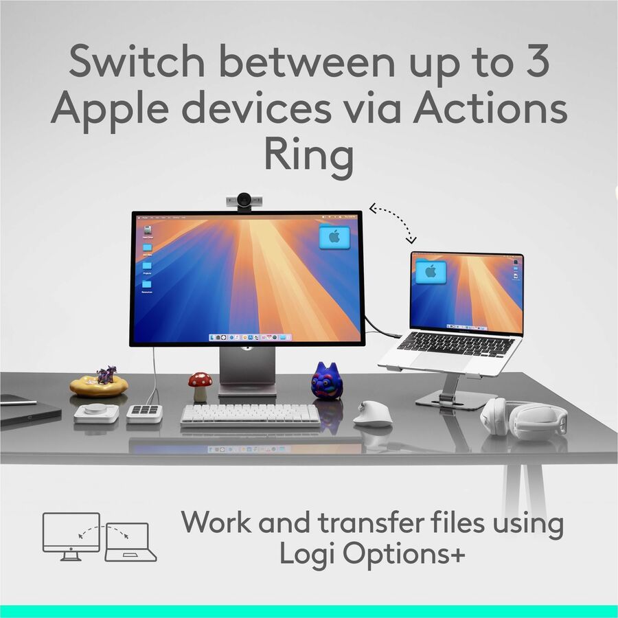 Alternate-Image9 Image for Logitech MX Master 4 for Mac, Ergonomic Bluetooth Mouse with Advanced Performance Haptic Feedback, Ultra-Fast Scrolling, USB-C Charging, MacOS, iPadOS, Windows - space black